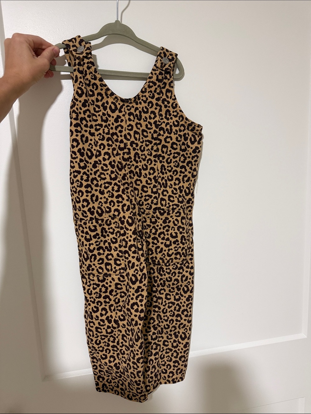 Joe's Jeans Kids Leopard Print Tank Jumpsuit - Tan & Black